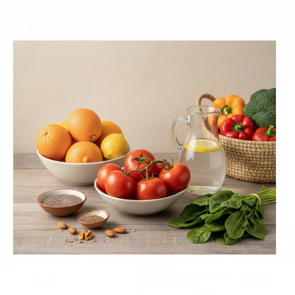 Frutas cítricas y naranjas